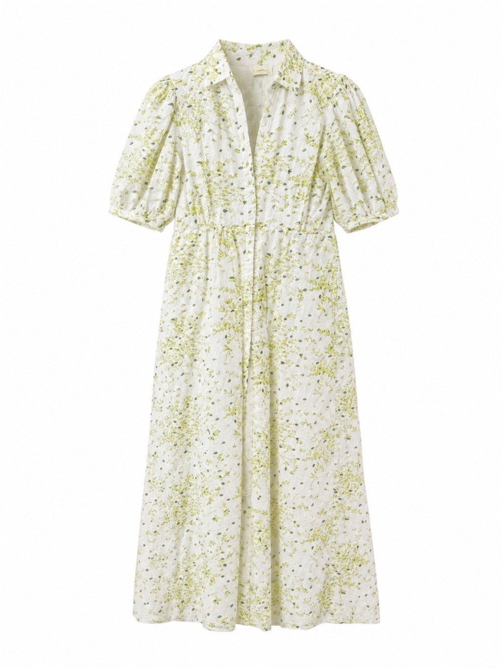 The Julia Amory Short Sleeve Shirt Dress - Sage Jasmine